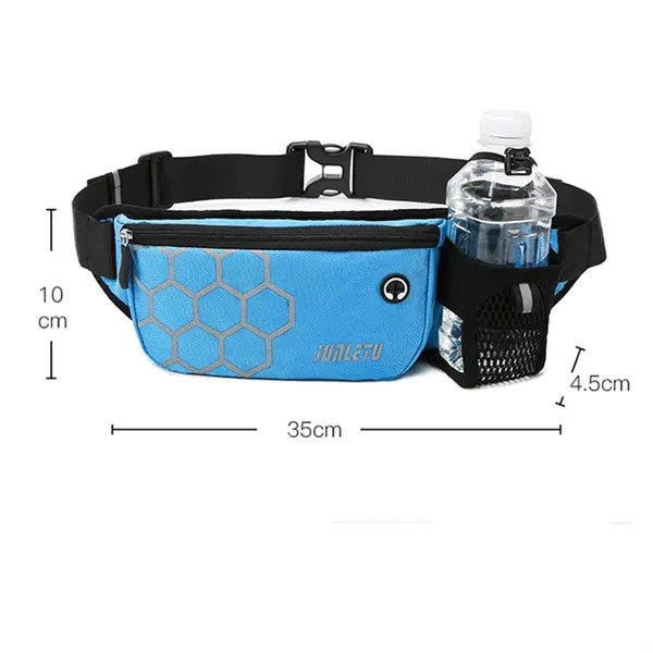 Sports Waist Bag with Water Bottle holder