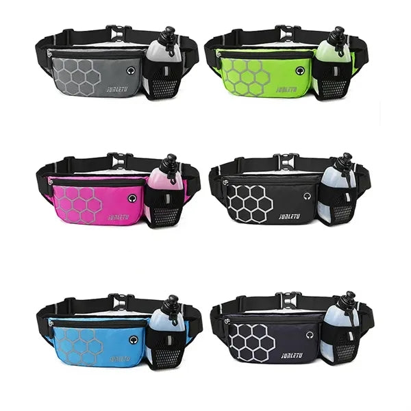 Sports Waist Bag with Water Bottle holder