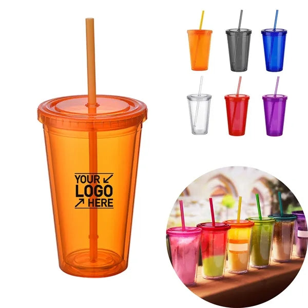 16oz Double Wall Cool Acrylic Tumbler
