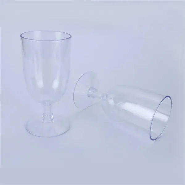 Plastic stemware wine cup