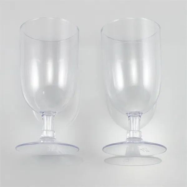 Plastic stemware wine cup