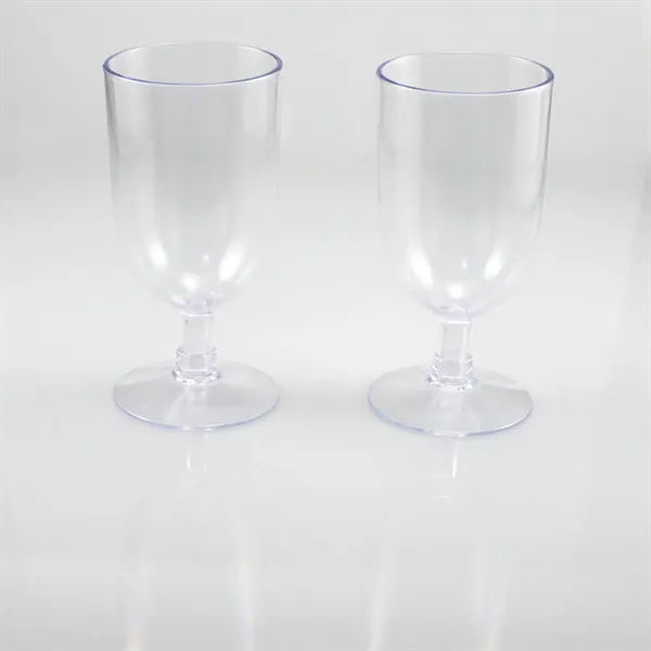 Plastic stemware wine cup