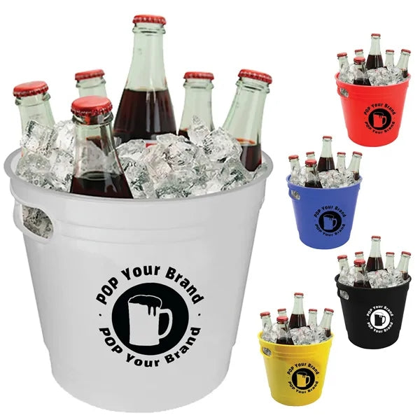 6L Stackable Plastic Party Ice Beer Bucket