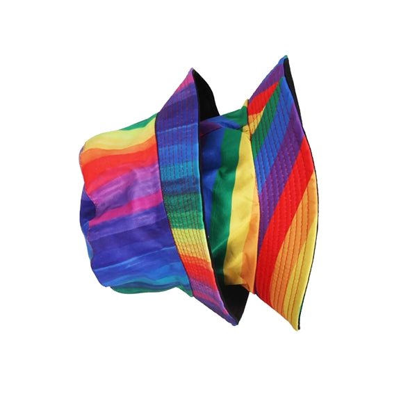 2-ply Polyester Pride Rainbow Bucket Hat