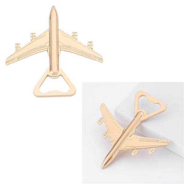 Airplane Bottle Opener Wedding Favors