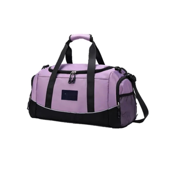 38L Waterproof Colorblocked Sports Duffel Bag Tri-pocket