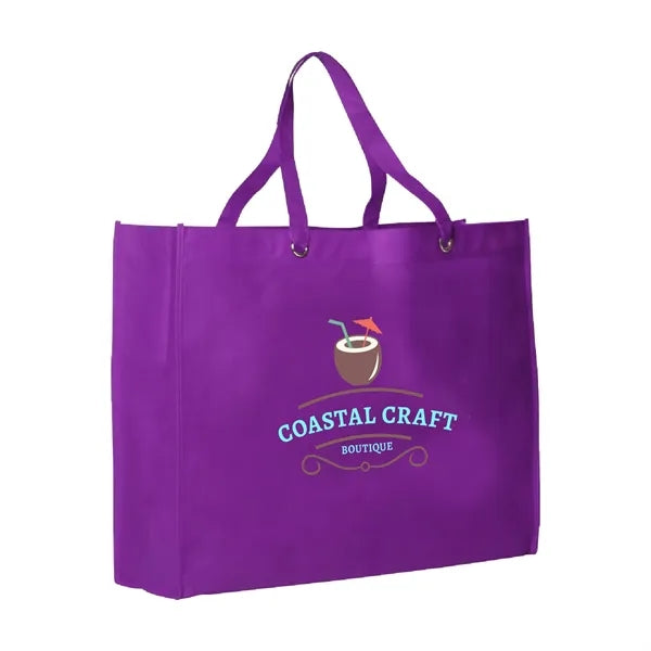 Shopper Non-Woven Tote Bag (Full Color Imprint)