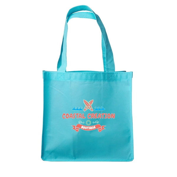 Clipper Non-Woven Grocery Tote Bag (Full Color Imprint)