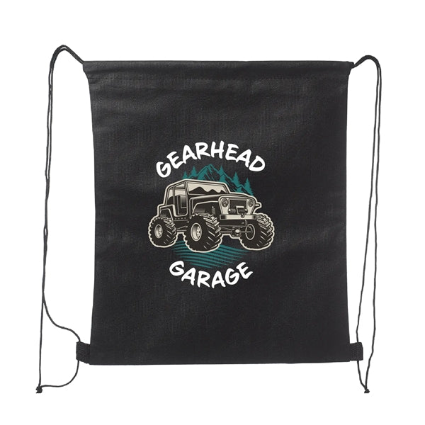 Wanderlust Drawstring Backpack (Full Color Imprint)