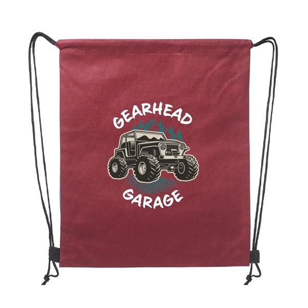 Wanderlust Drawstring Backpack (Full Color Imprint)