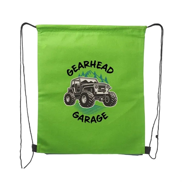 Wanderlust Drawstring Backpack (Full Color Imprint)