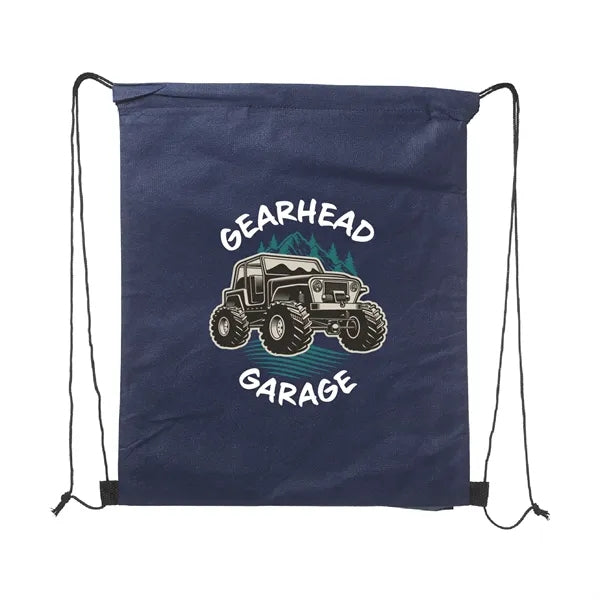 Wanderlust Drawstring Backpack (Full Color Imprint)
