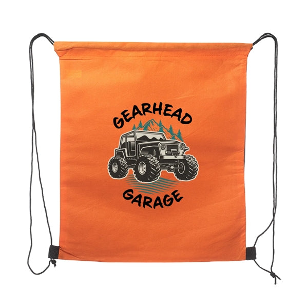 Wanderlust Drawstring Backpack (Full Color Imprint)