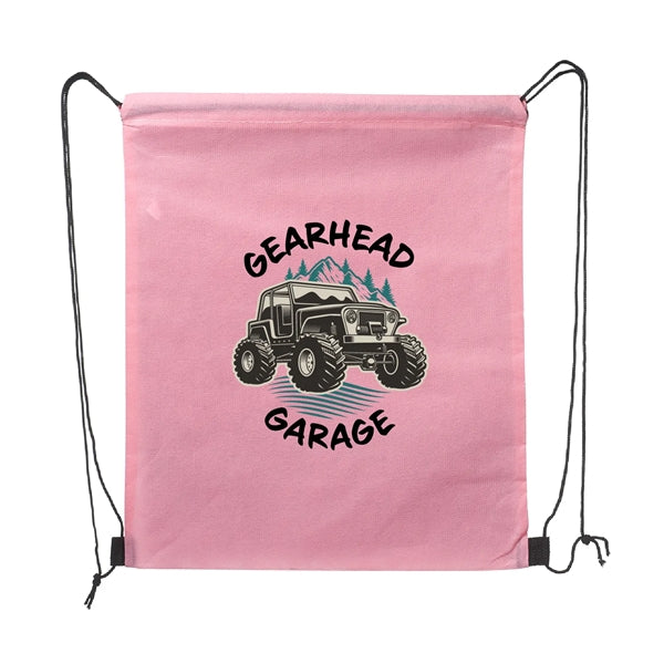 Wanderlust Drawstring Backpack (Full Color Imprint)