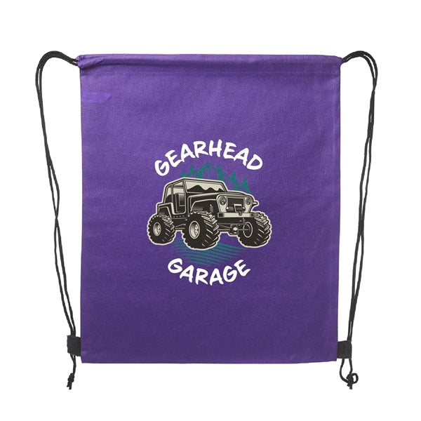Wanderlust Drawstring Backpack (Full Color Imprint)