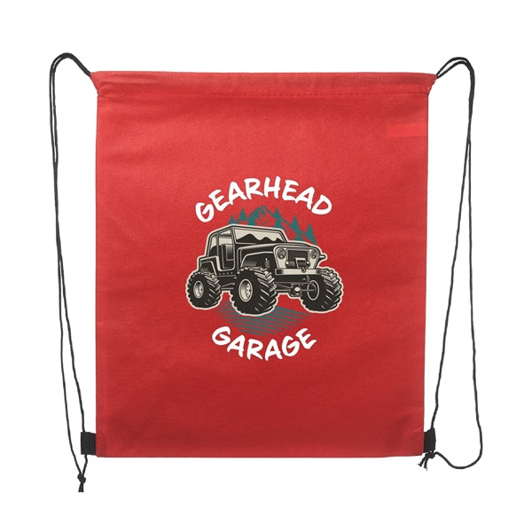 Wanderlust Drawstring Backpack (Full Color Imprint)