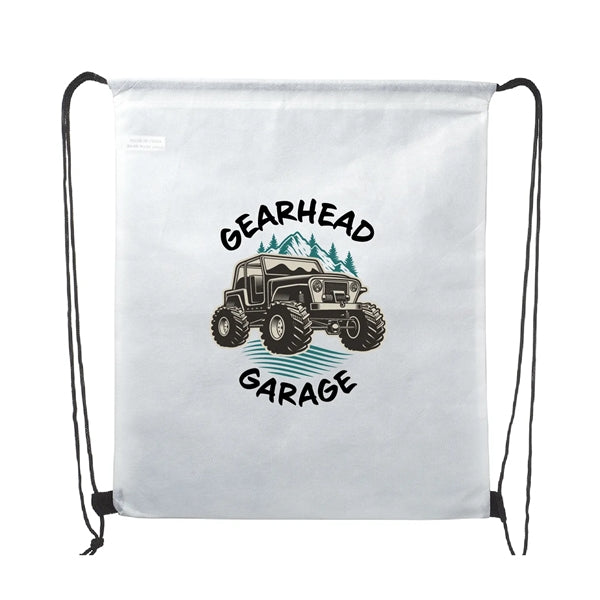Wanderlust Drawstring Backpack (Full Color Imprint)