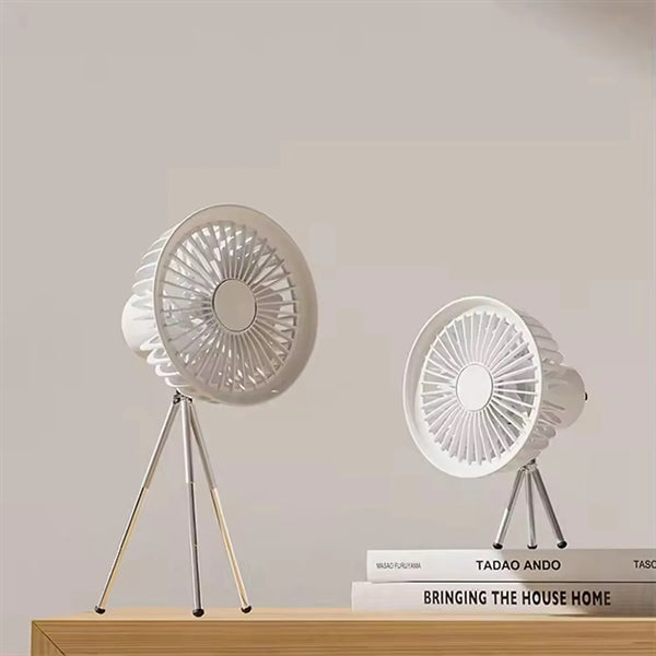 3000 mAh Wall Mount Rotateable Tripod Camping Ceiling Fan