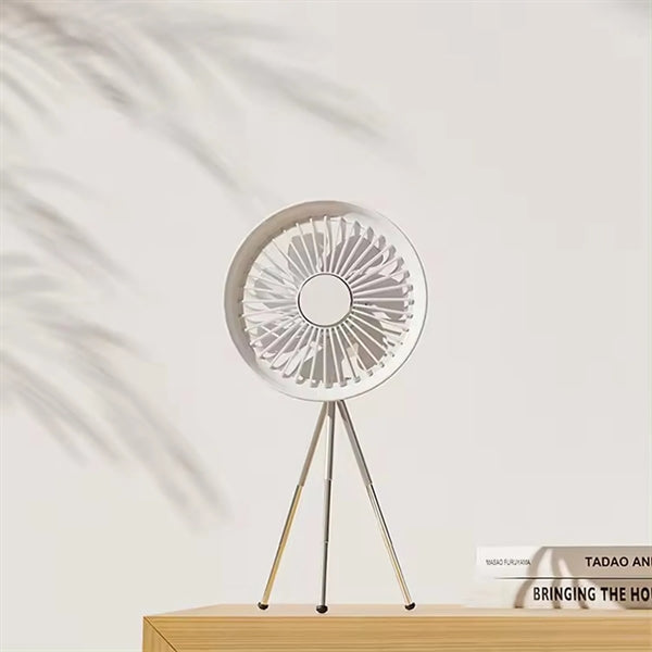3000 mAh Wall Mount Rotateable Tripod Camping Ceiling Fan