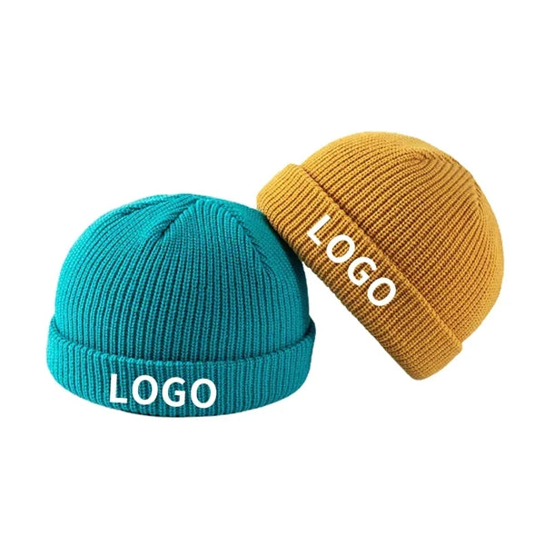 Acrylic Cap Cuff Beanie
