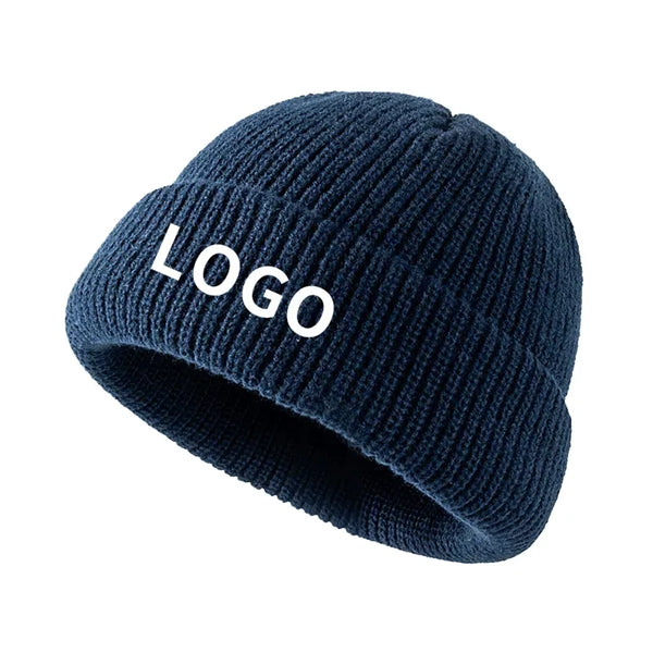 Acrylic Cap Cuff Beanie