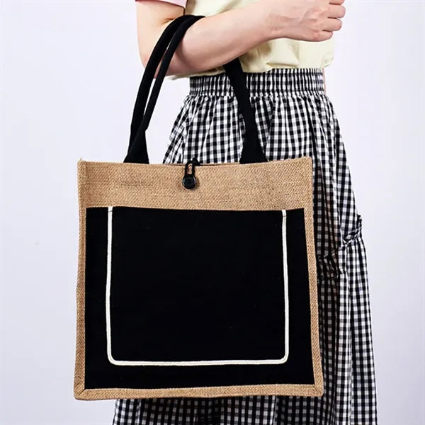 Burlap Tote Bags With Handles