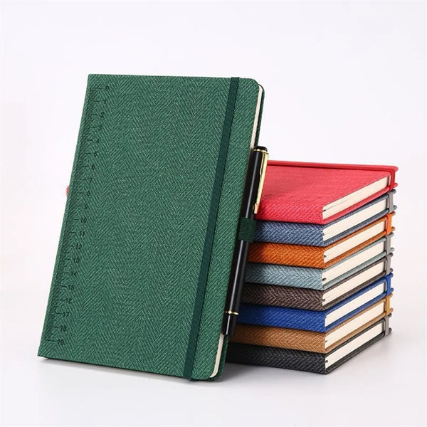 Paper Elastic Band Pen Holder Journal