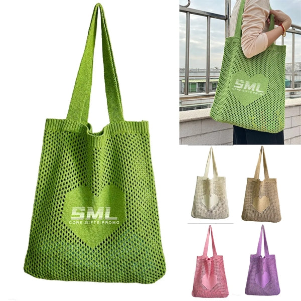 Knitted Hollow Woven Tote Bag