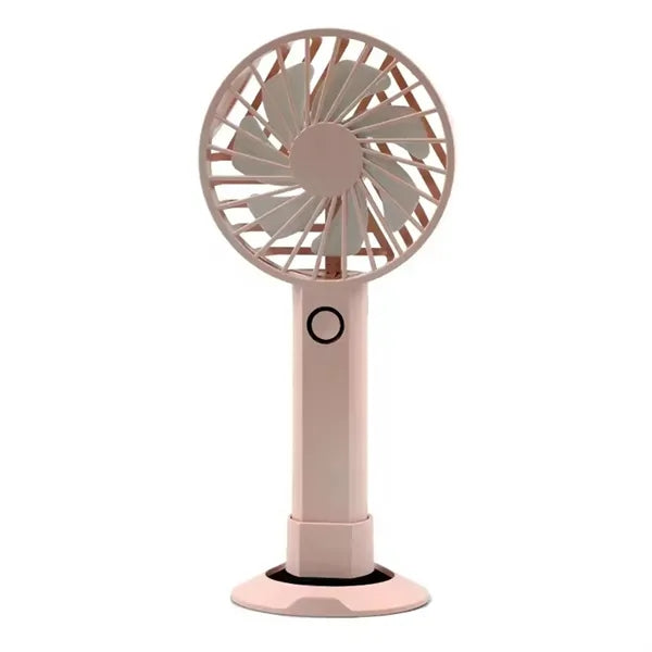 1200 mAh Rechargeable Handheld Small Fan with Phone Holder