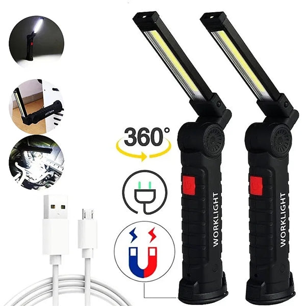 Rechargeable LED Work Lights with Magnetic Base