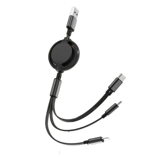 3 in 1 Retractable Charging Cable