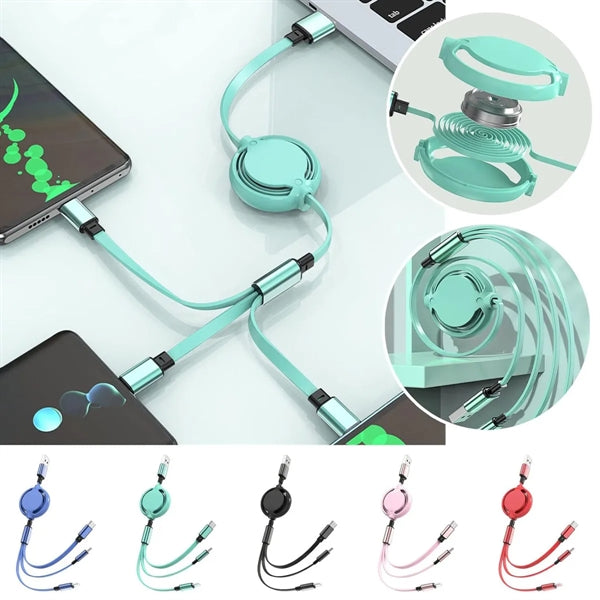 3 in 1 Retractable Charging Cable