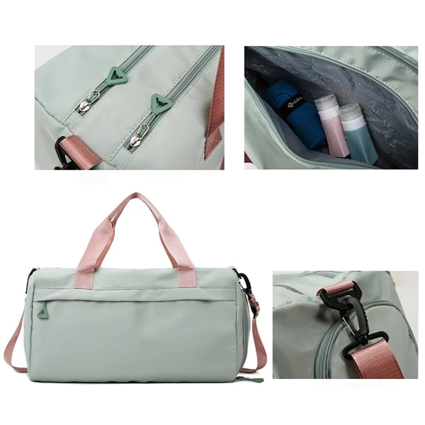 Waterproof Sports Gym Travel Bag with Shoe Compartment