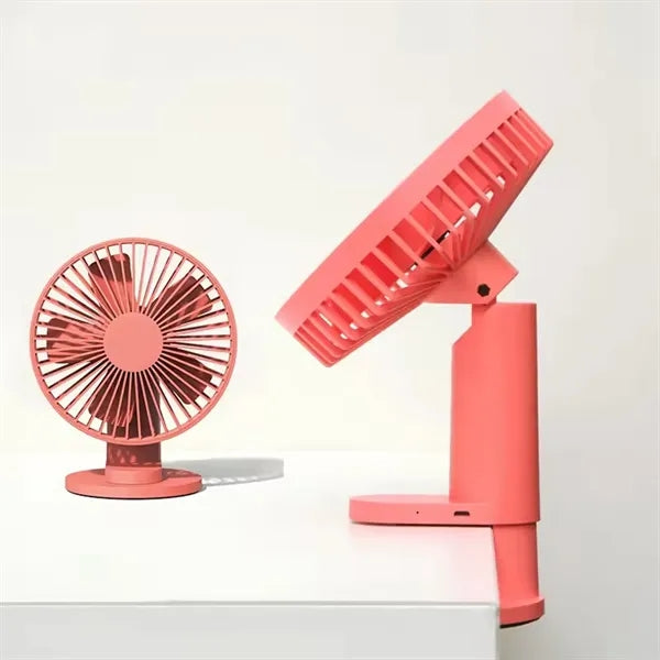 2000 mAh 5 Blade 6'' Rechargeable Camping Clip Fan