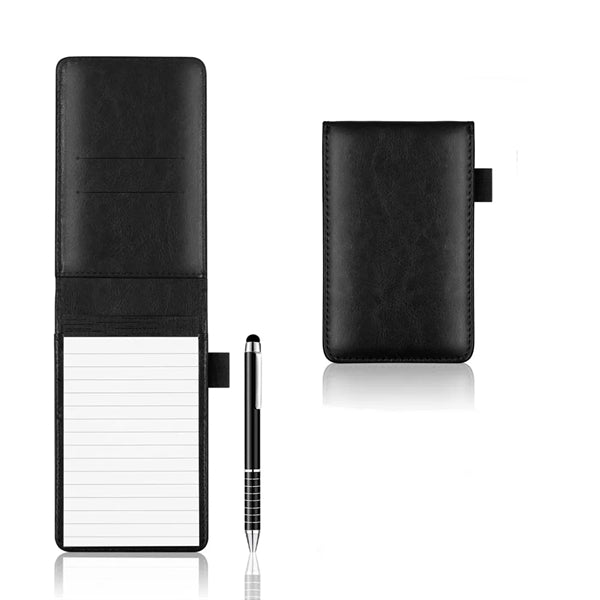 Mini Pocket Notepad Holder With Pen