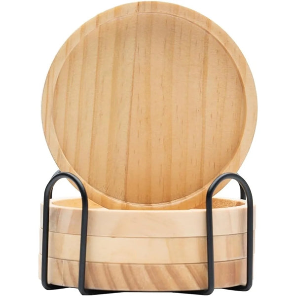 Wood Coasters Holder