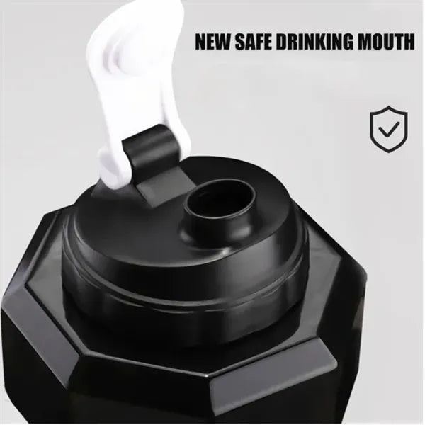 75 oz. Portable Sports Dumbbell Water Bottle Large Capacity