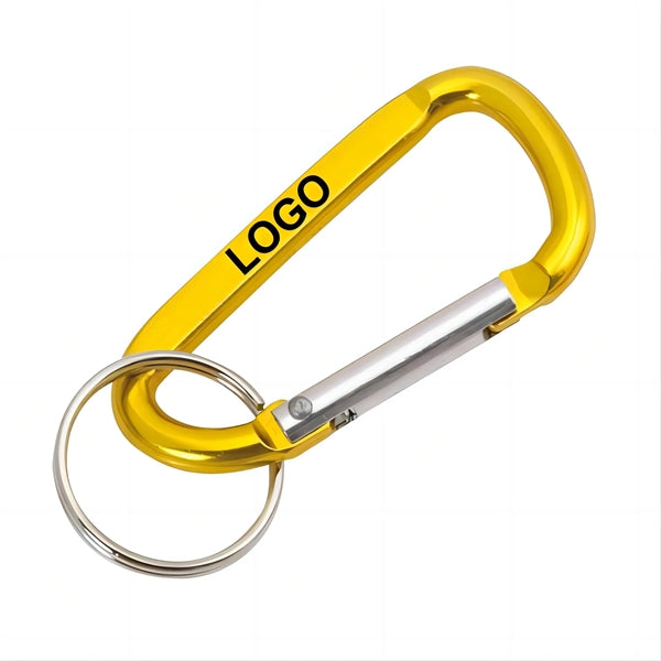 D-Shackle Keyring Accessory with Carabiner