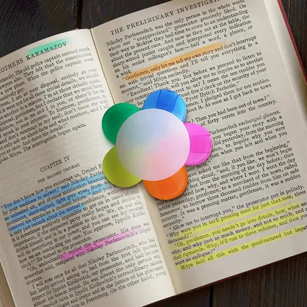 Flower Shape Multi-Color Highlighters