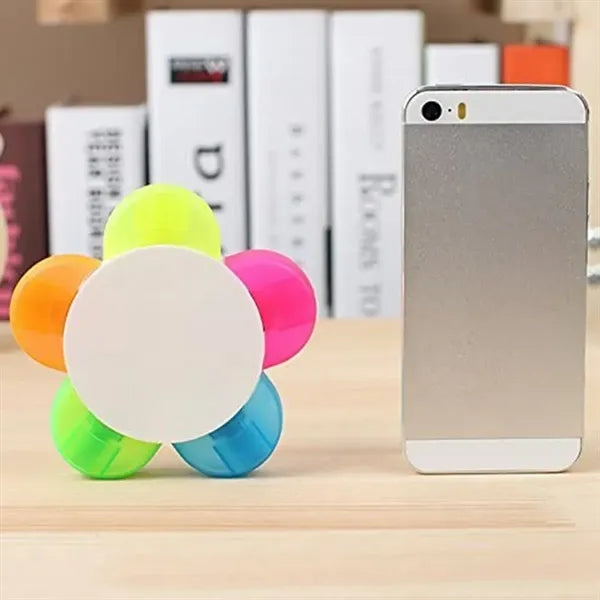 Flower Shape Multi-Color Highlighters