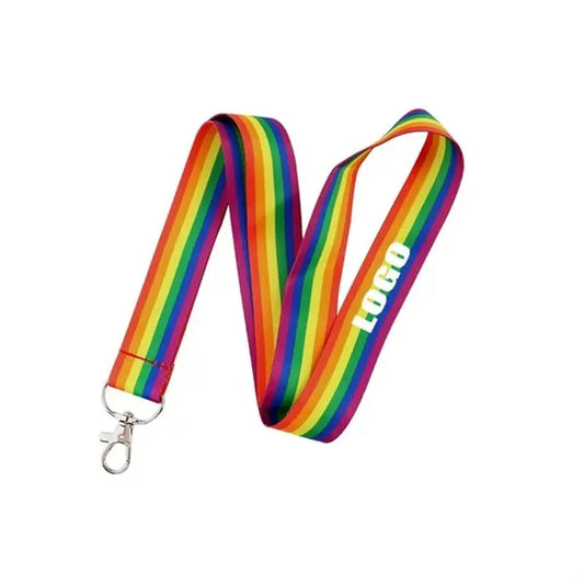 Progress Pride Flag Rainbow Lanyard LGBT