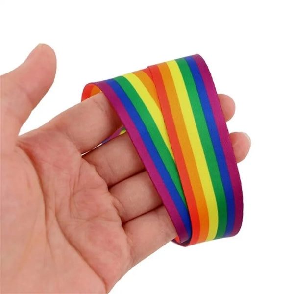 Progress Pride Flag Rainbow Lanyard LGBT