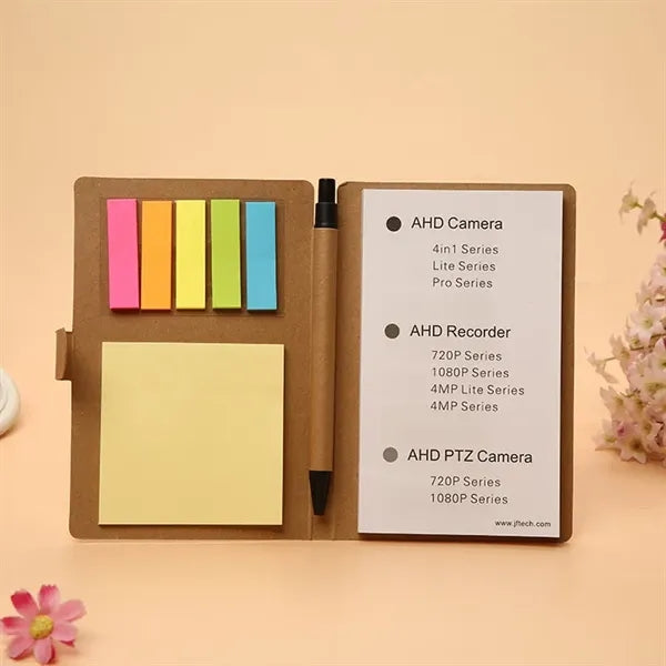ECO Friendly Mini Notepad With Sticker and Pen