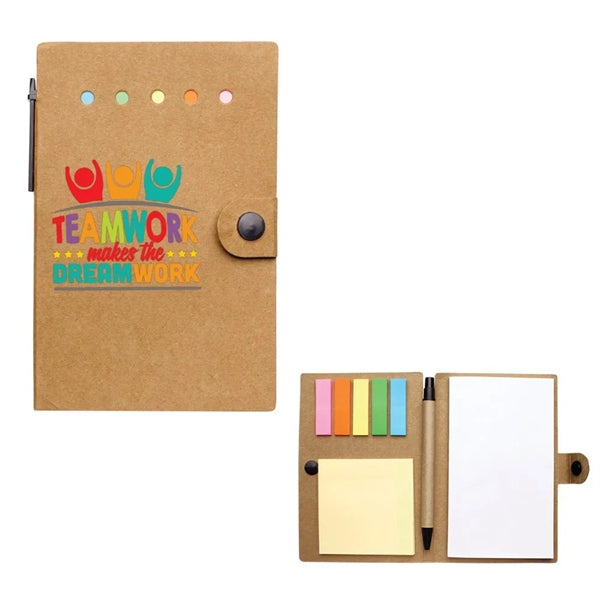 ECO Friendly Mini Notepad With Sticker and Pen