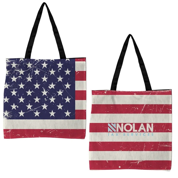 Flat Tote- Full Color on Both Sides
