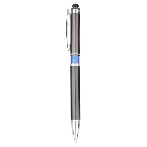 Aluminum Click Action Stylus Ballpoint Pen