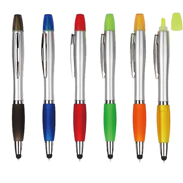Multifunction Stylus Pen with Highlighter