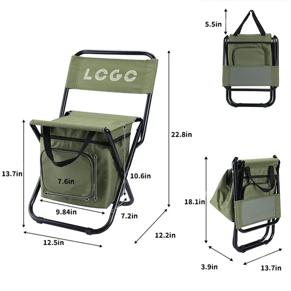 Outdoor Folding Cooler Chair