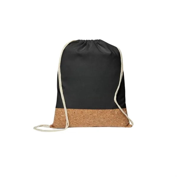 Cork Drawstring Sling Bag
