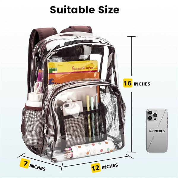 Clear Backpack PVC Transparent bag